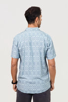Mr Snake Blue Mens Shirt - Global Free Style