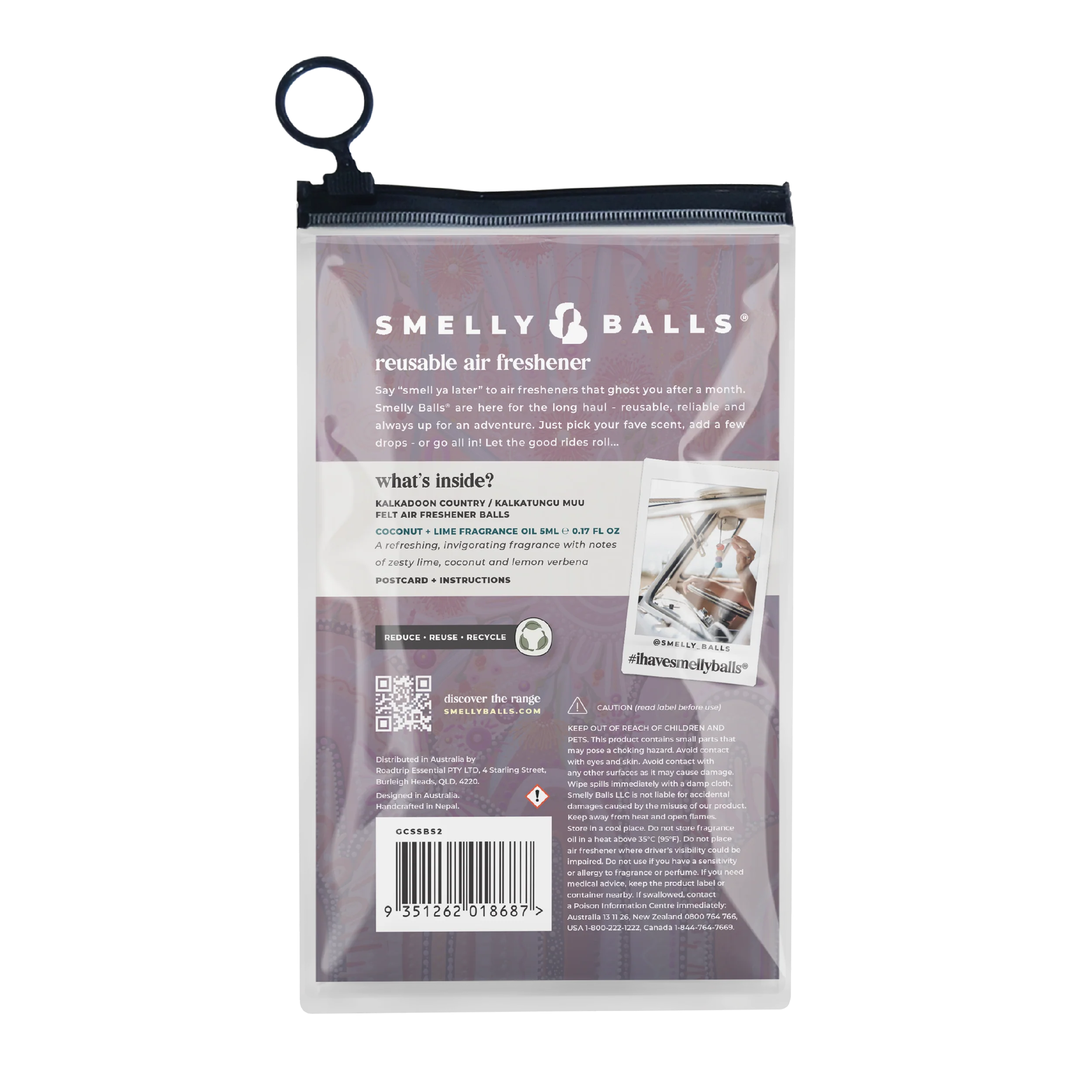 My Country / Kalkatungu Muu with Coconut Lime Fragrance Gifts and Accessories Smelly Balls