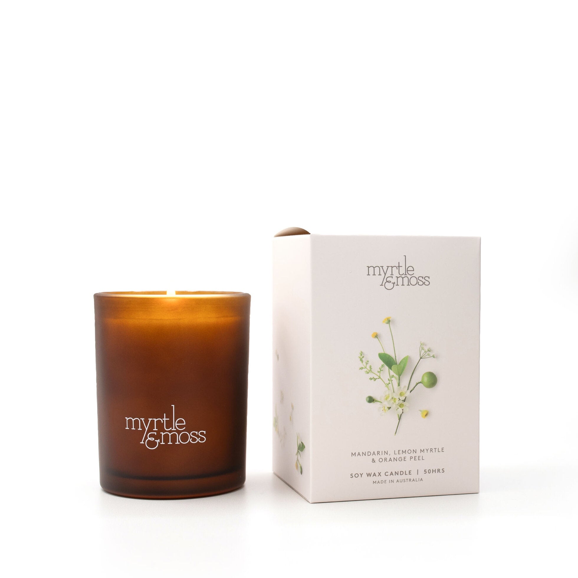 Soy Wax Candle Citrus 50HR Gifts and Accessories Myrtle & Moss