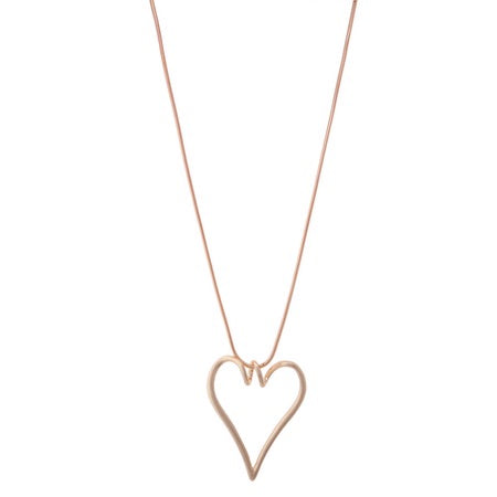 Heart Pendant Necklace Rose Gold Necklaces Sun Accessories