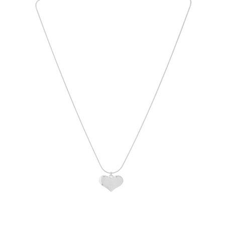 Heart Pendant NecklaceSilver Necklaces Sun Accessories
