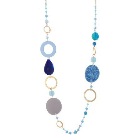 Metal Resin Beaded Necklaces Necklaces Sun Accessories