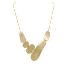 Oval Metal Bead Geo Necklace Gold Necklaces Sun Accessories