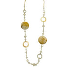 Resin Metal Beaded Necklaces White Necklaces Sun Accessories