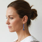 Native Birds Kingfisher Blue Beacon Hoop Earring Earrings Moe Moe