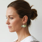 Native Birds Parrot & Pardalote Layered Fan Hoop Earring Earrings Moe Moe