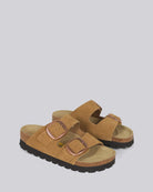 Neckerman Double Bar Suede Tan Shoes Neckermann