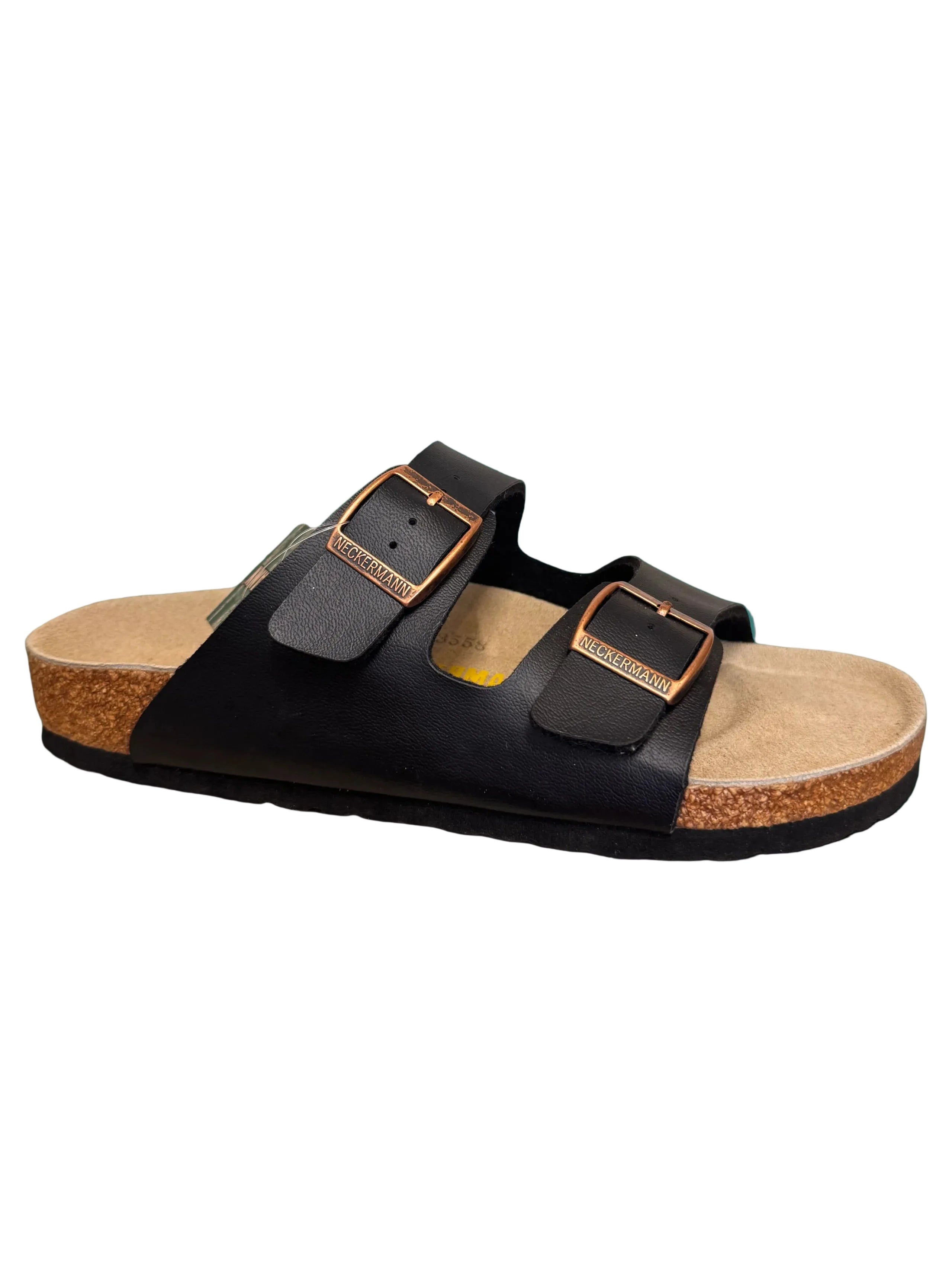 Neckermann Double Bar Shoe Black (non-leather) Shoes Neckermann