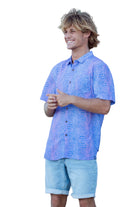 Neon Leopard Rayon Shirt Mens Tops Skumi S