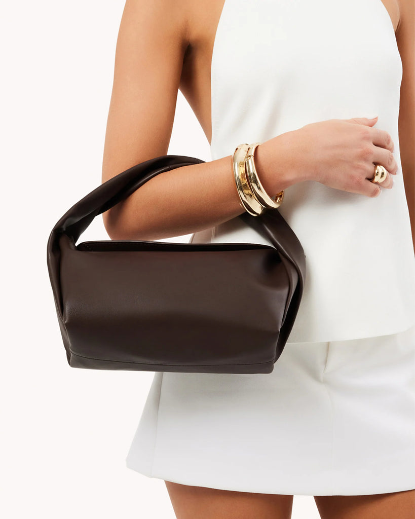 Olive Handle Bag Chocolate Bags and Purses Billini