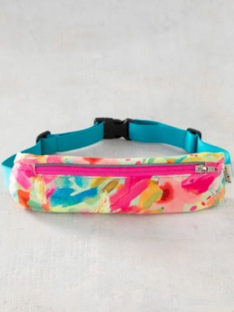 On The Run Waist Belt Rainbw Floral Bags and Purses Natural Life   