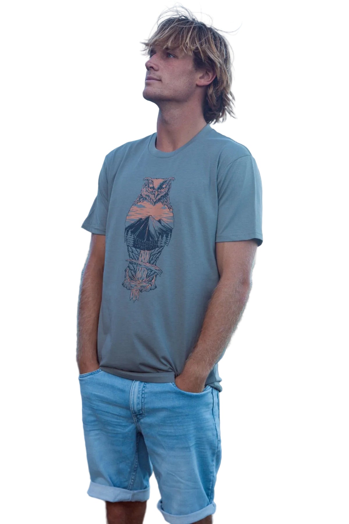 Owl Country Granite T Shirt Mens Tops Skumi S