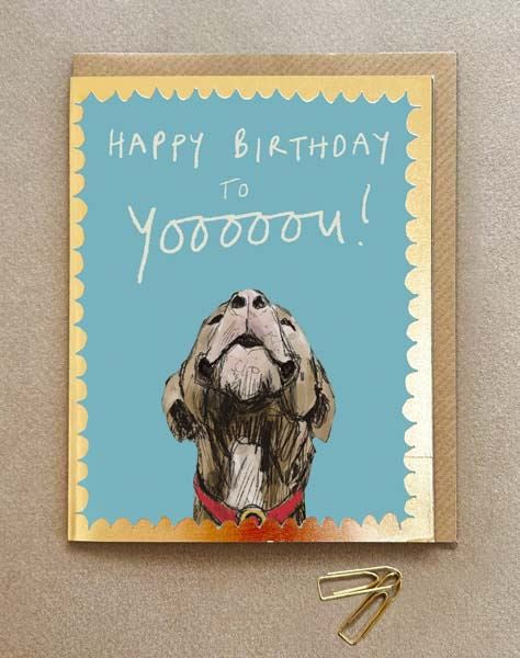 Happy Birthday To Youuuu Dog Cards and Wrap Waterlyn