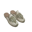 Pearl Espadrille Slides Shoes Ameise 36