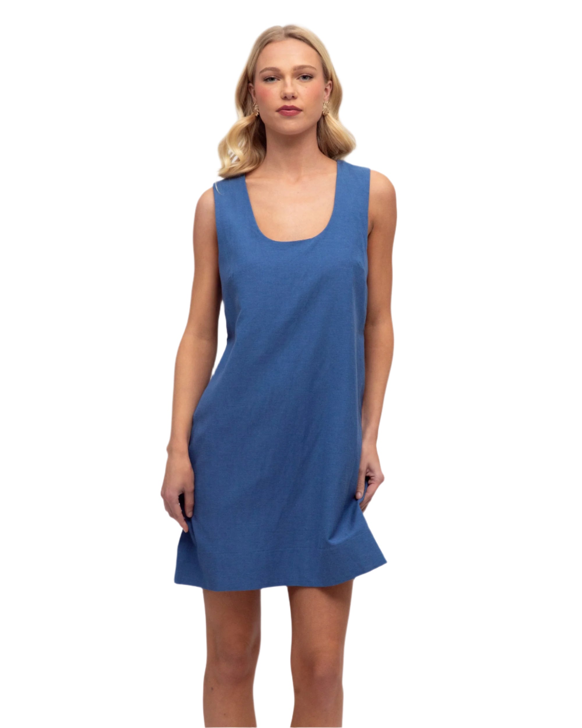 Brazil Shift Dress Blue Dresses Paper Heart XS(6)