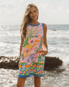 Mini Shift Dress Toucan Paradise - Global Free Style