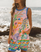 Mini Shift Dress Toucan Paradise - Global Free Style