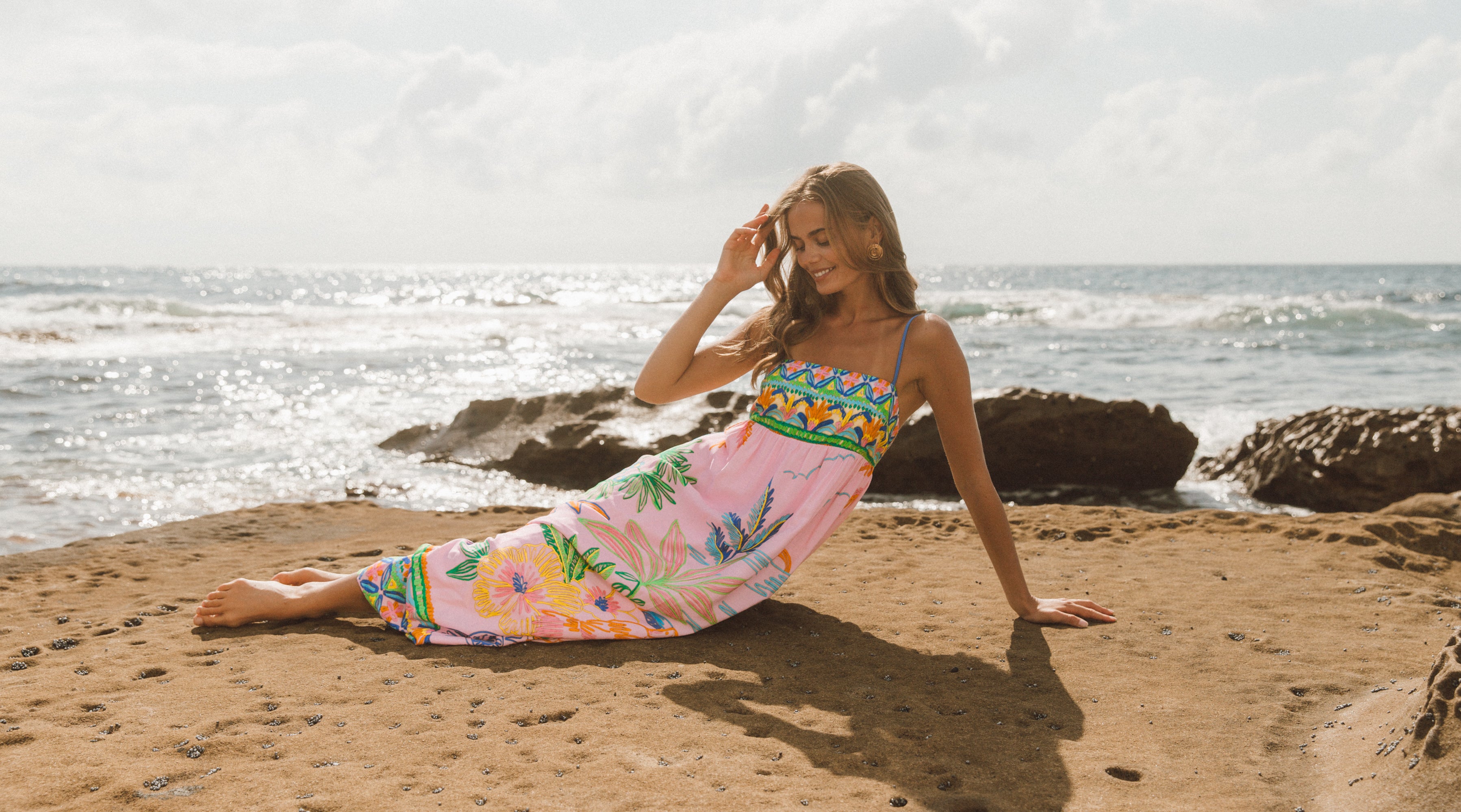 Mini Shift Dress Toucan Paradise - Global Free Style