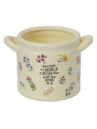 Crock Planter MED You Make World Gifts and Accessories Natural Life
