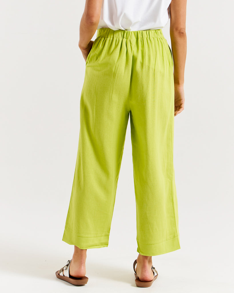 Parker Pant Lime Green Bottoms Betty Basics   