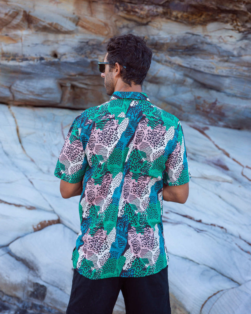 Patchy Mens Rayon Shirt Mens Tops Skumi