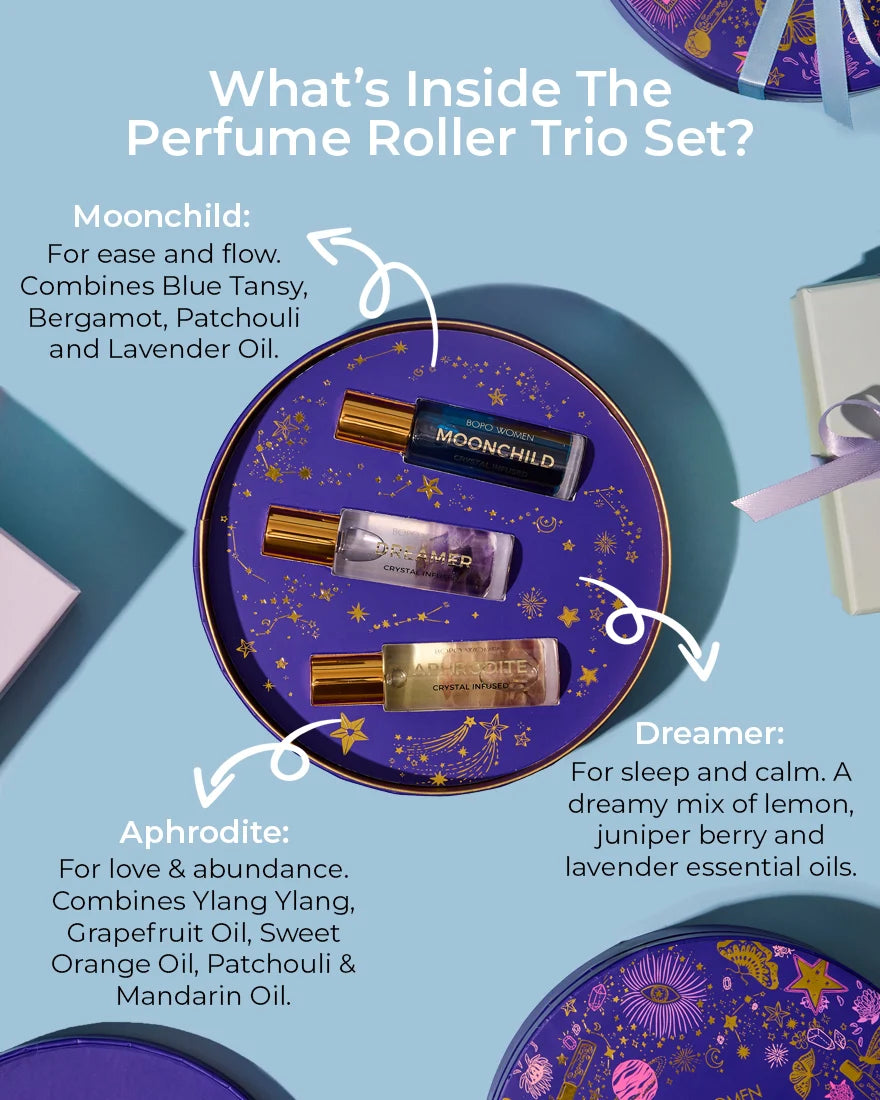 Perfume Roller Trio Set Body Bopo Women