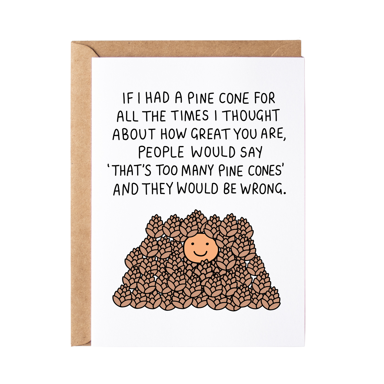 Pine Cones Cards and Wrap Friends of Henry Paper Co