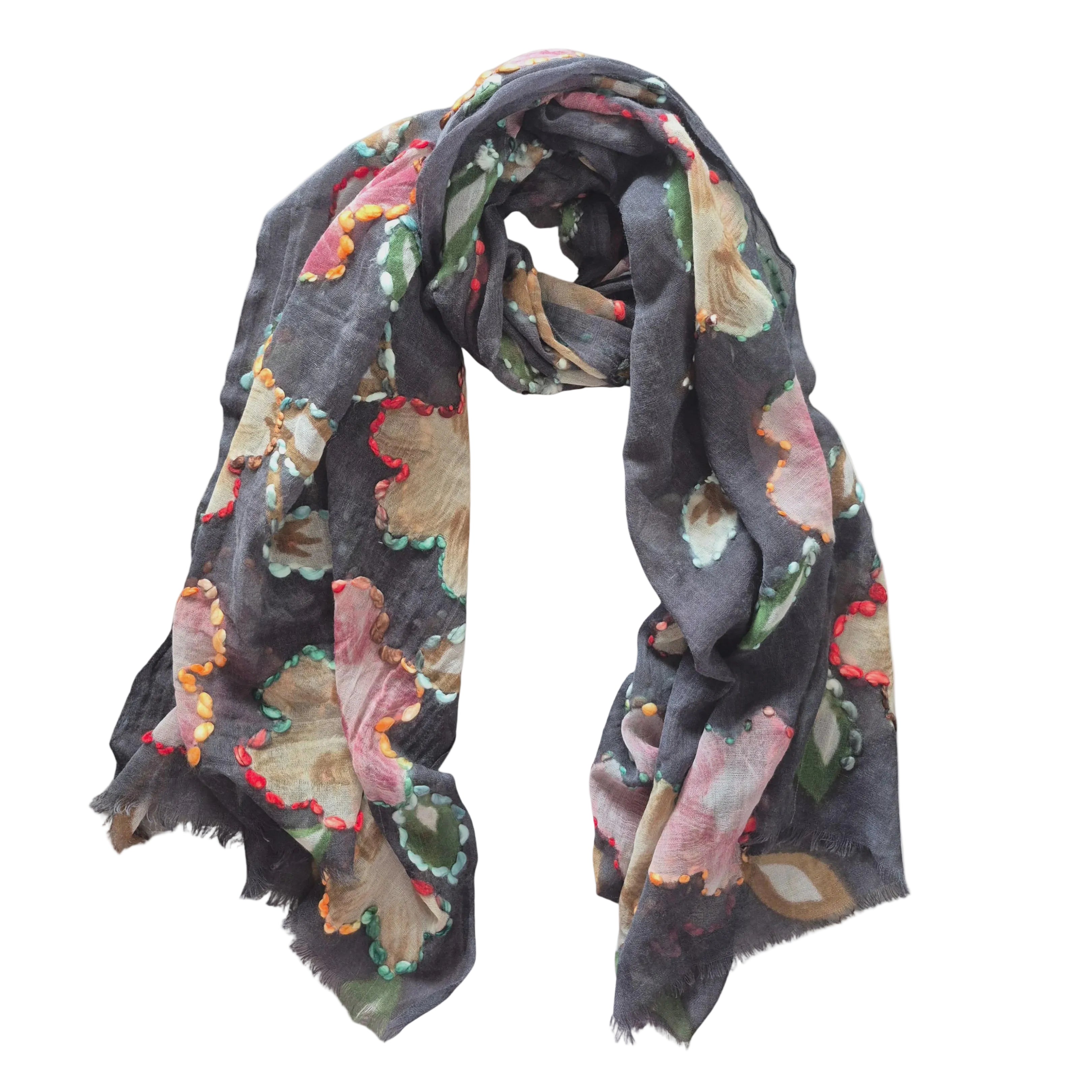 Pure Wool Scarf RC11 Scarves and Sarongs Zoda