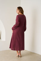 Elissa Cotton Maxi Dress Mulberry Dresses Rose Bullet