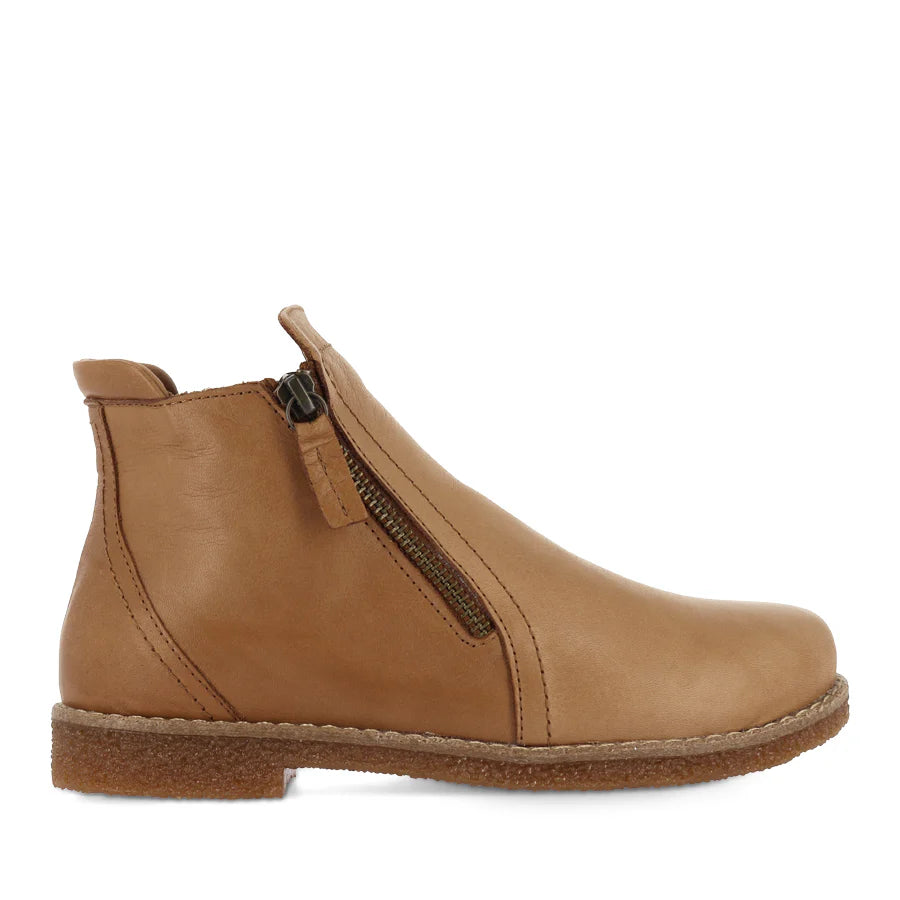 Rilassare Tallow Zip Boot Brown Shoes Rilassare 36