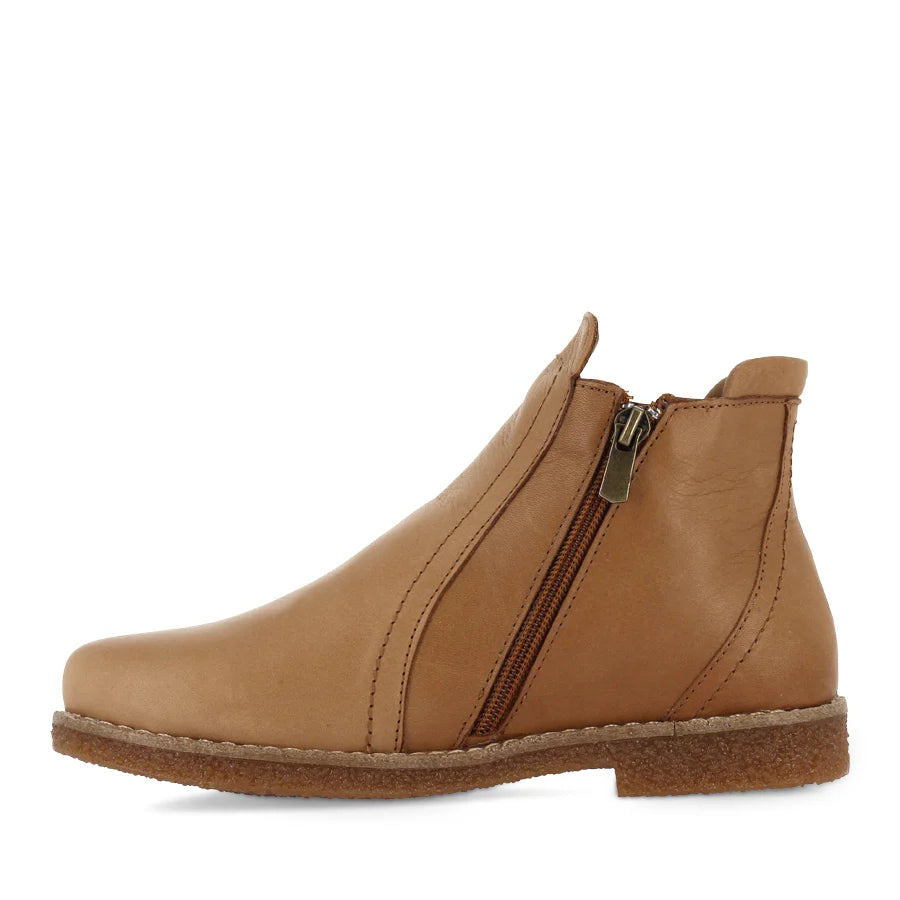 Rilassare Tallow Zip Boot Brown Shoes Rilassare