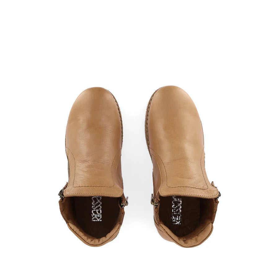 Rilassare Tallow Zip Boot Brown Shoes Rilassare