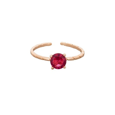 Rose Gold Fuchsia Harper Ring Rings Tiger Tree