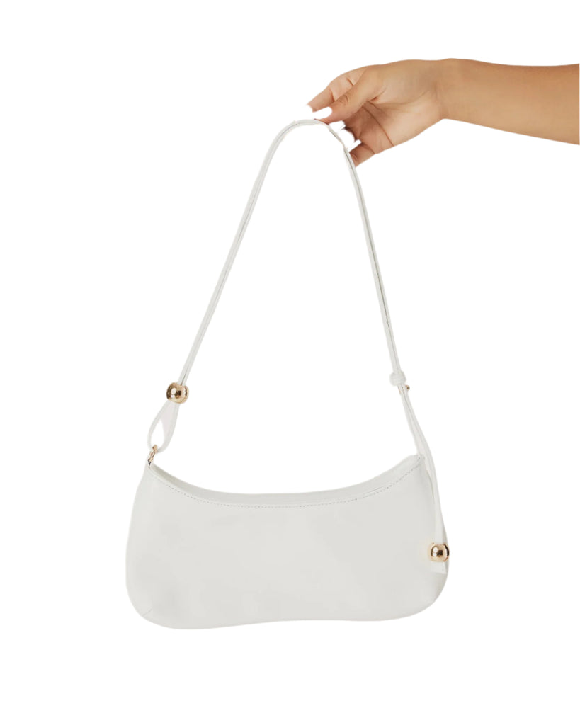 Rosabelle Shoulder Bag White Shine Bags and Purses Billini