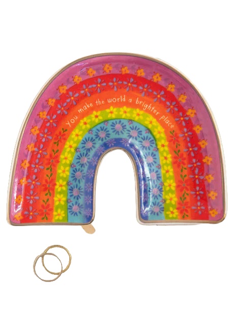 Rainbow Trinket Dish Gifts and Accessories Natural Life   