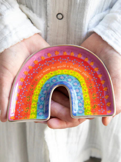 Rainbow Trinket Dish Gifts and Accessories Natural Life   