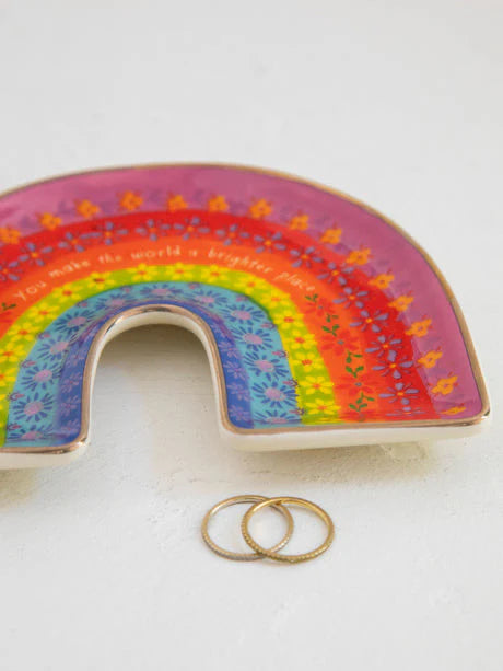 Rainbow Trinket Dish Gifts and Accessories Natural Life   