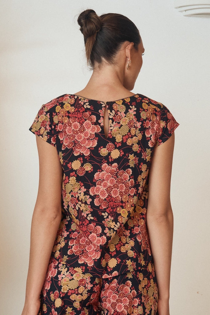 Remi Top Autumn Blossom Tops MahaShe   