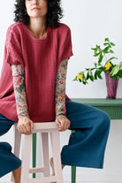 Ally Tee Tan Floral Tops Lazybones