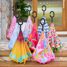 Reverse Umbrella Floral Puzzle Pink Umbrellas Annabel Trends