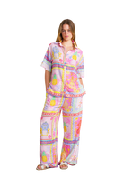 Rhea Pant Pink Print Dresses Boho