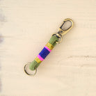 Rope Key Fob Olive Gold Purple Keyrings Natural Life