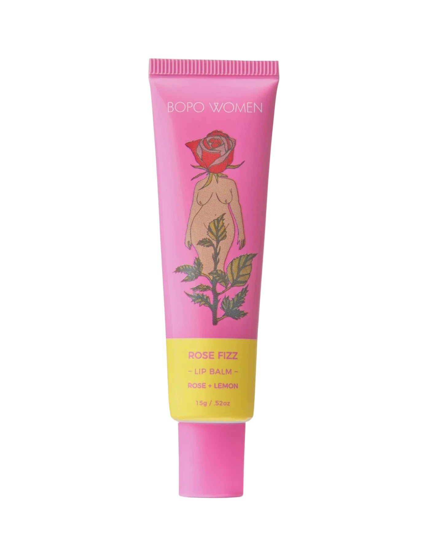 Rose Fizz Lip Balm Body Bopo Women