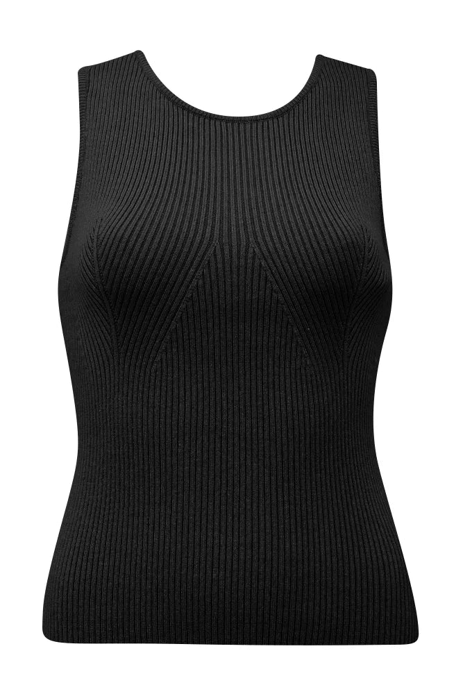 Roxy Top Black Tops White Closet L(12)  