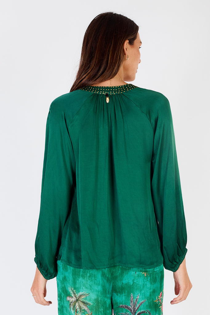 Marigold Shirt Green Tops Ruby Yaya   