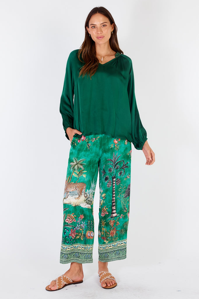 Marigold Shirt Green Tops Ruby Yaya   