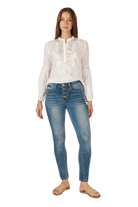 Rubyyaya Norma Jeans Denim Blue Bottoms Ruby Yaya XS(6)