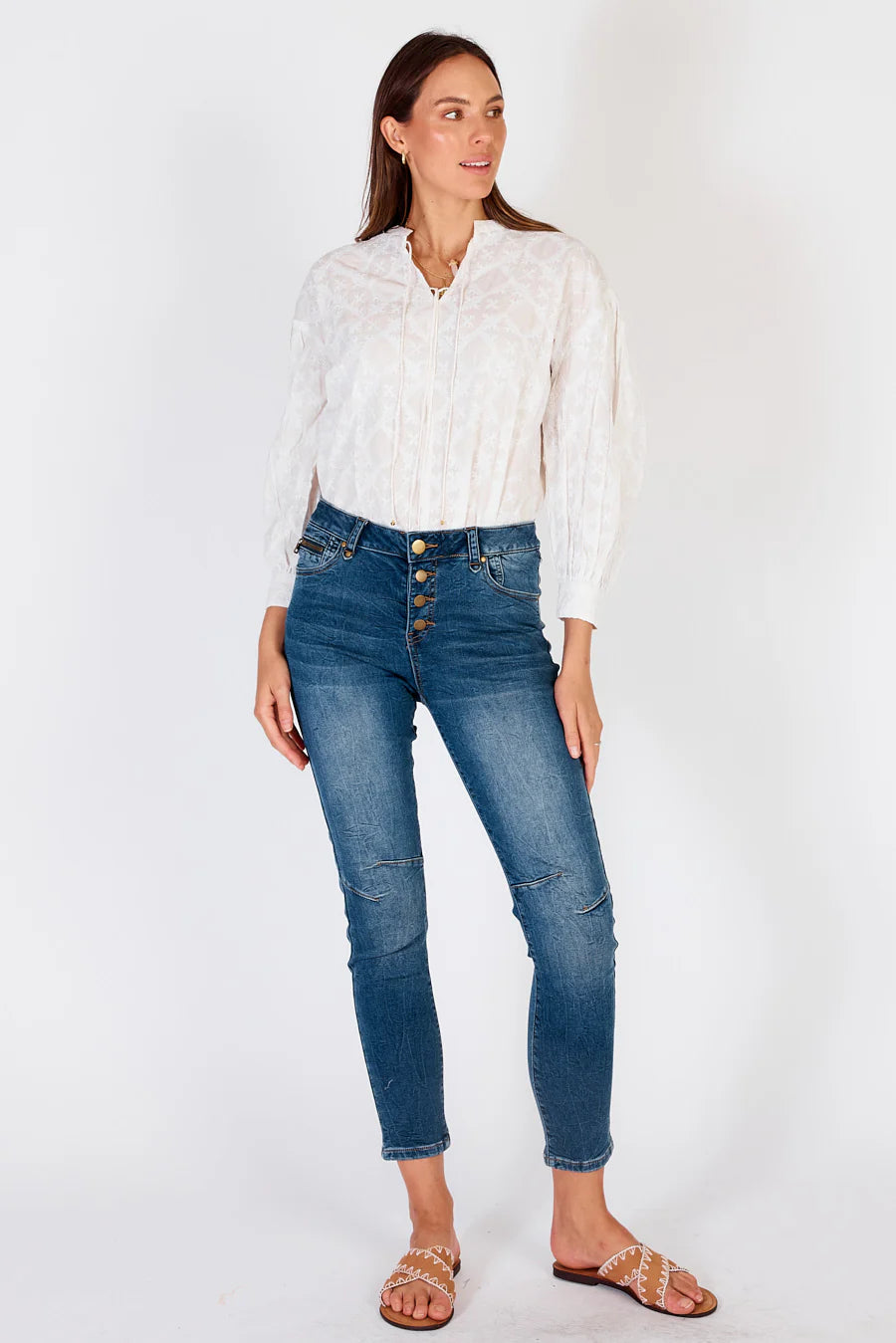 Rubyyaya Norma Jeans Denim Blue Bottoms Ruby Yaya