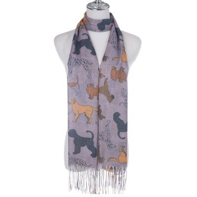 Scarf SC1259 COFFEE Scarves and Sarongs Ivys