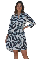 SE0014CH DRESS Dresses Peacock Feather XS (6)